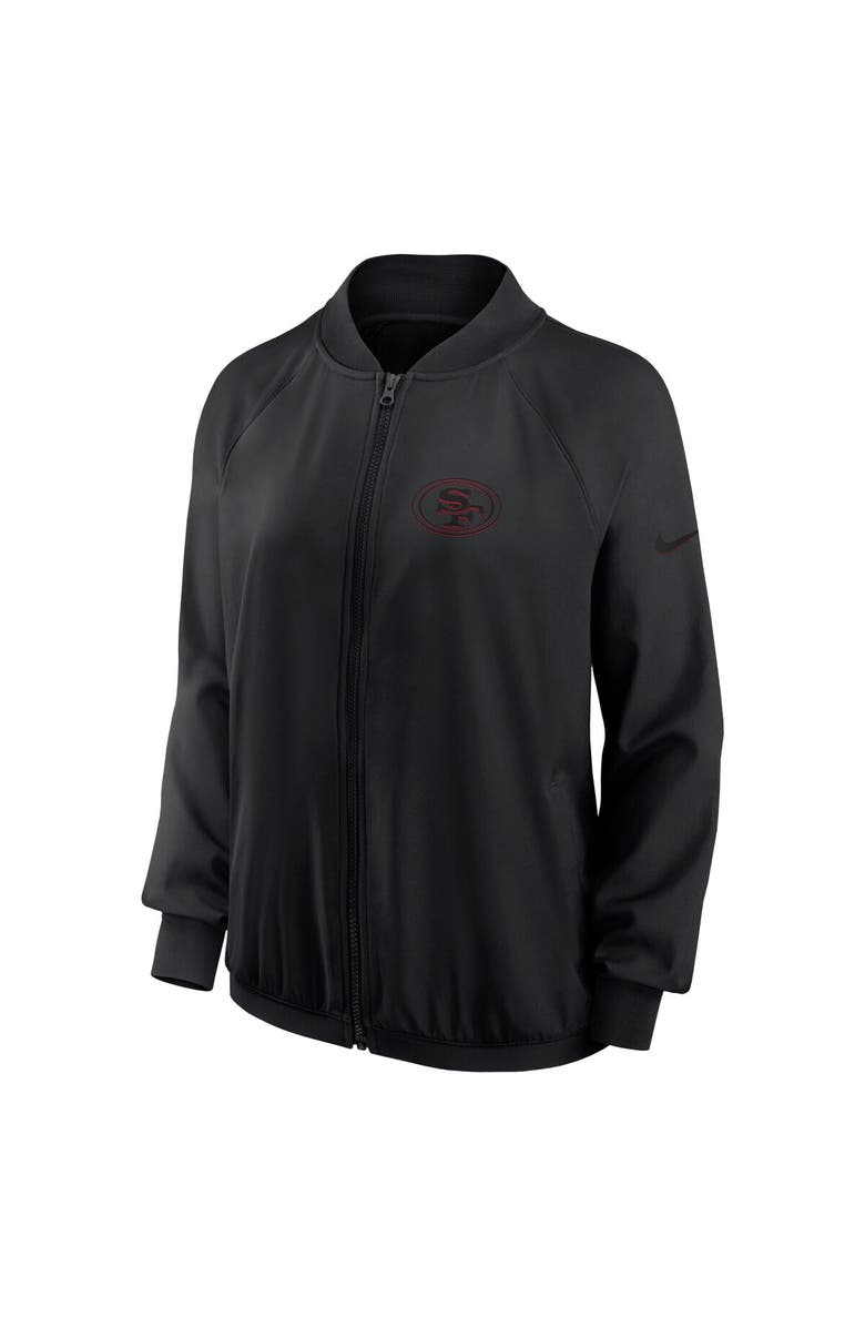 Nike Women's Nike Black San Francisco 49ers Raglan Full-Zip Jacket, Alternate, color, Black