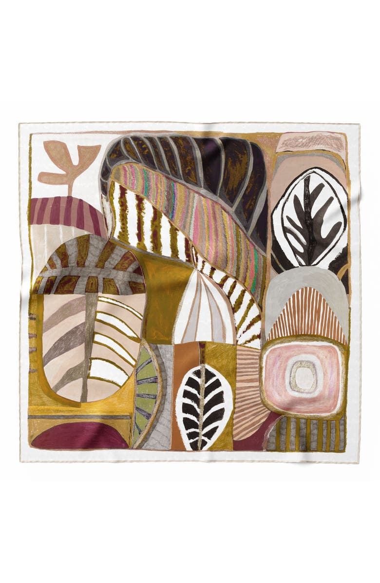 Elizabetta Nicola - Silk Foulard, Main, color, Earth Tones