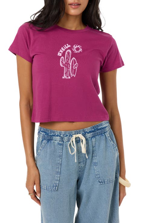 Desert Sun Fitted Graphic Tee