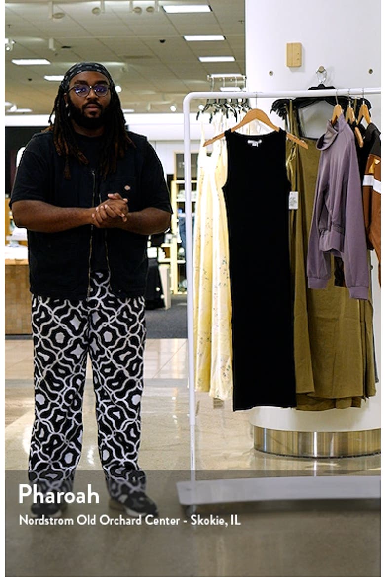 Hadley Wood Sleeveless Rib Midi Dress video