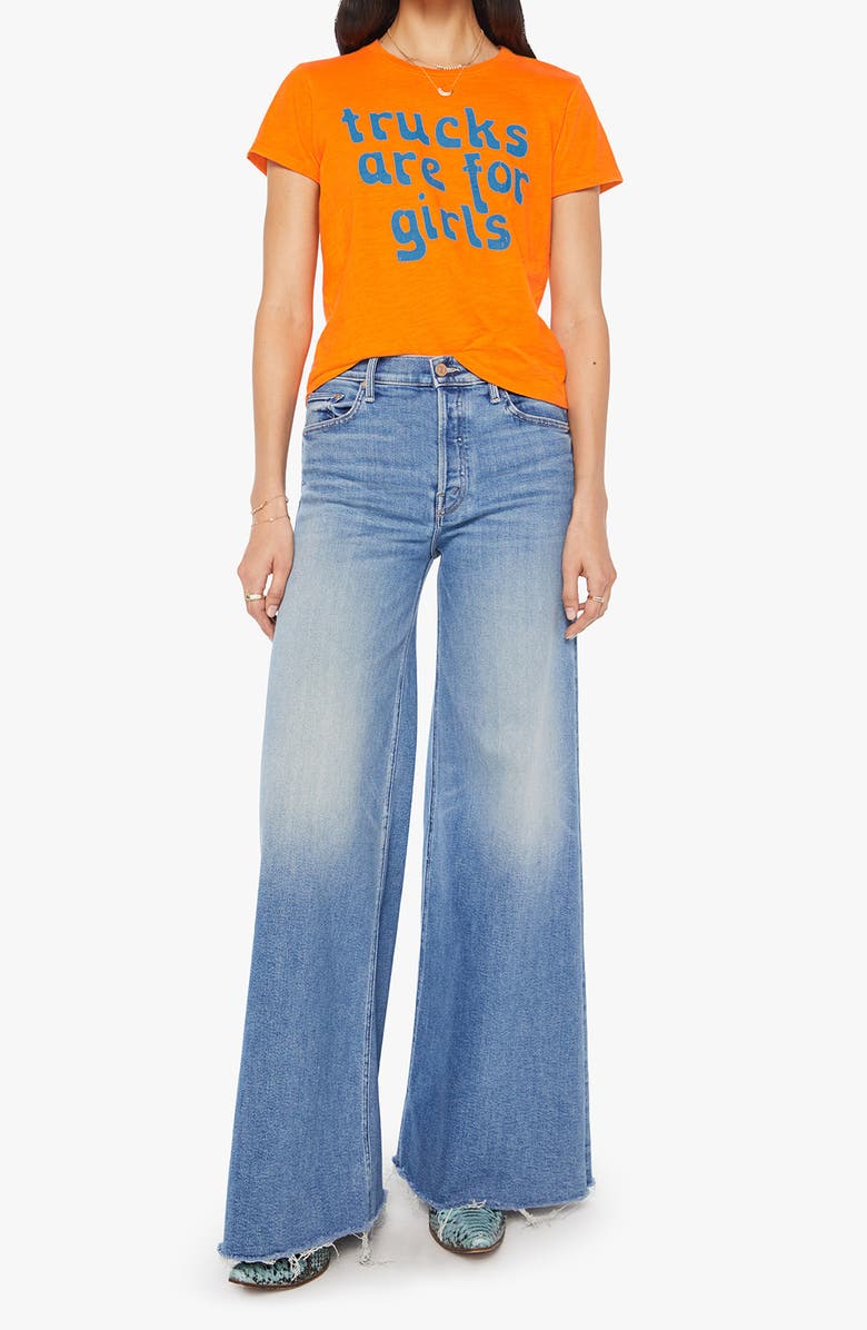 MOTHER The Lil Sinful Graphic Tee, Alternate, color, Exuberance Trucks For Girls