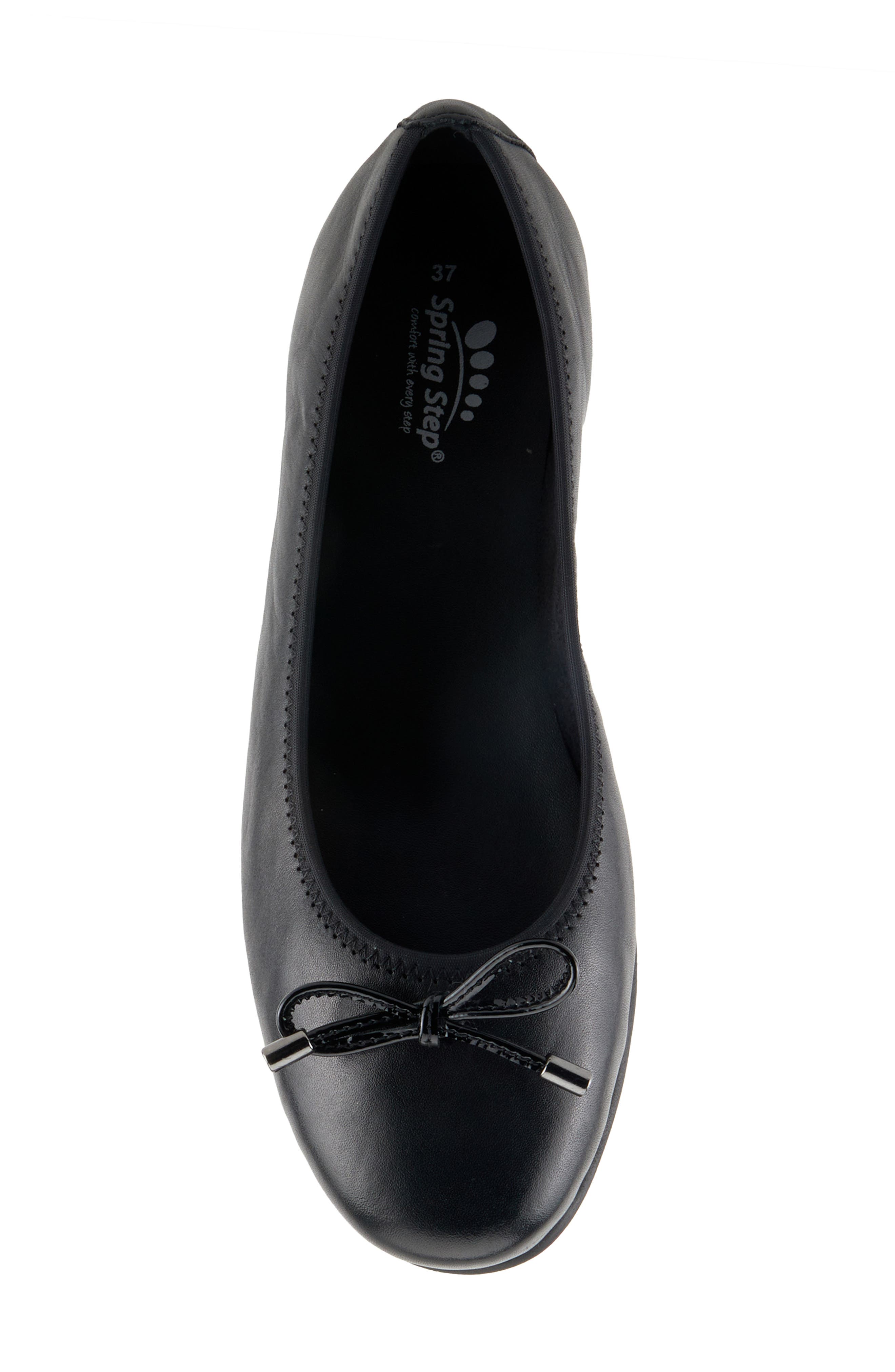 Spring Step Chesser Flat, Alternate, color, Black