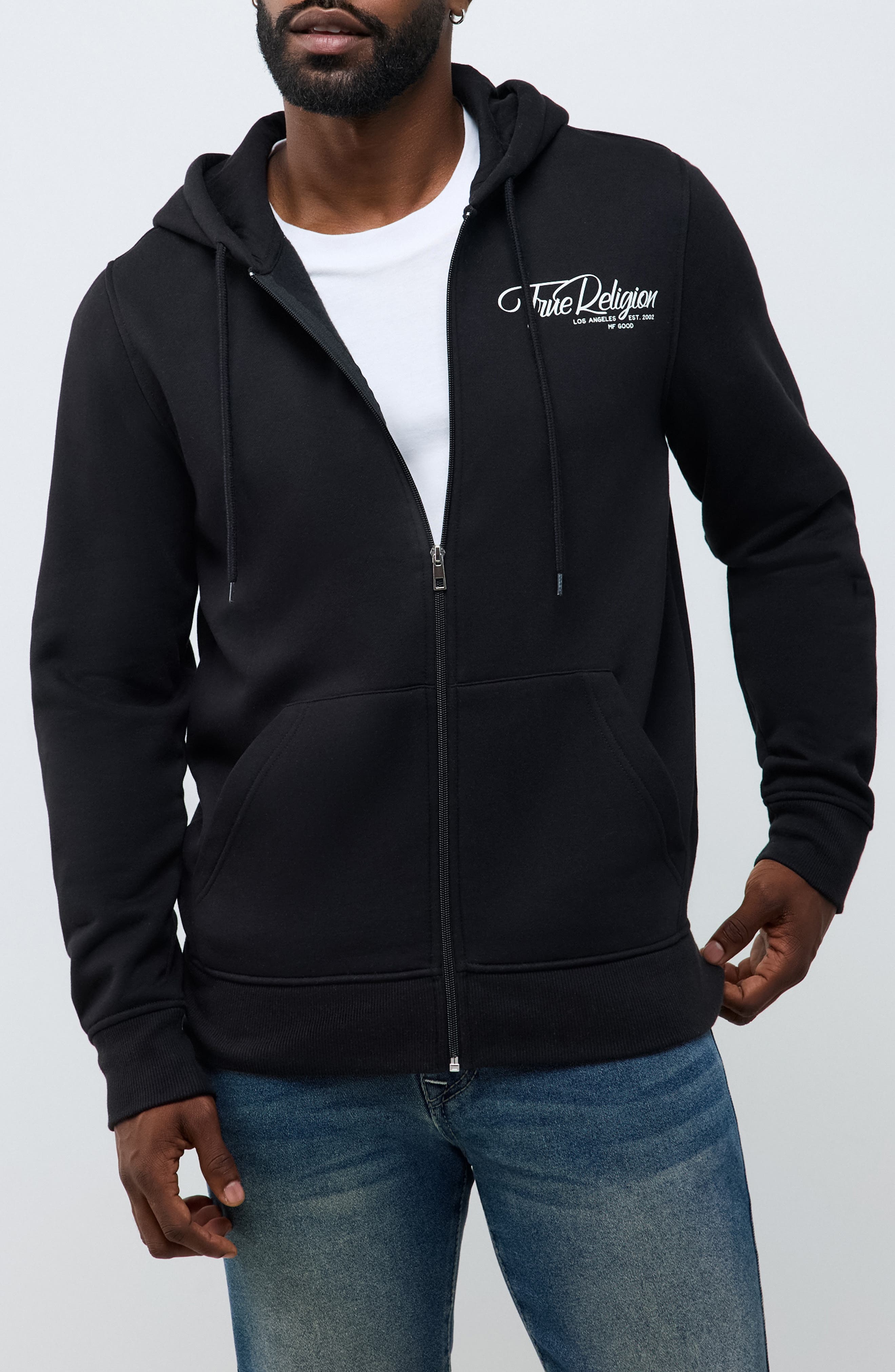 Ribbon Sketch Full Zip Hoodie