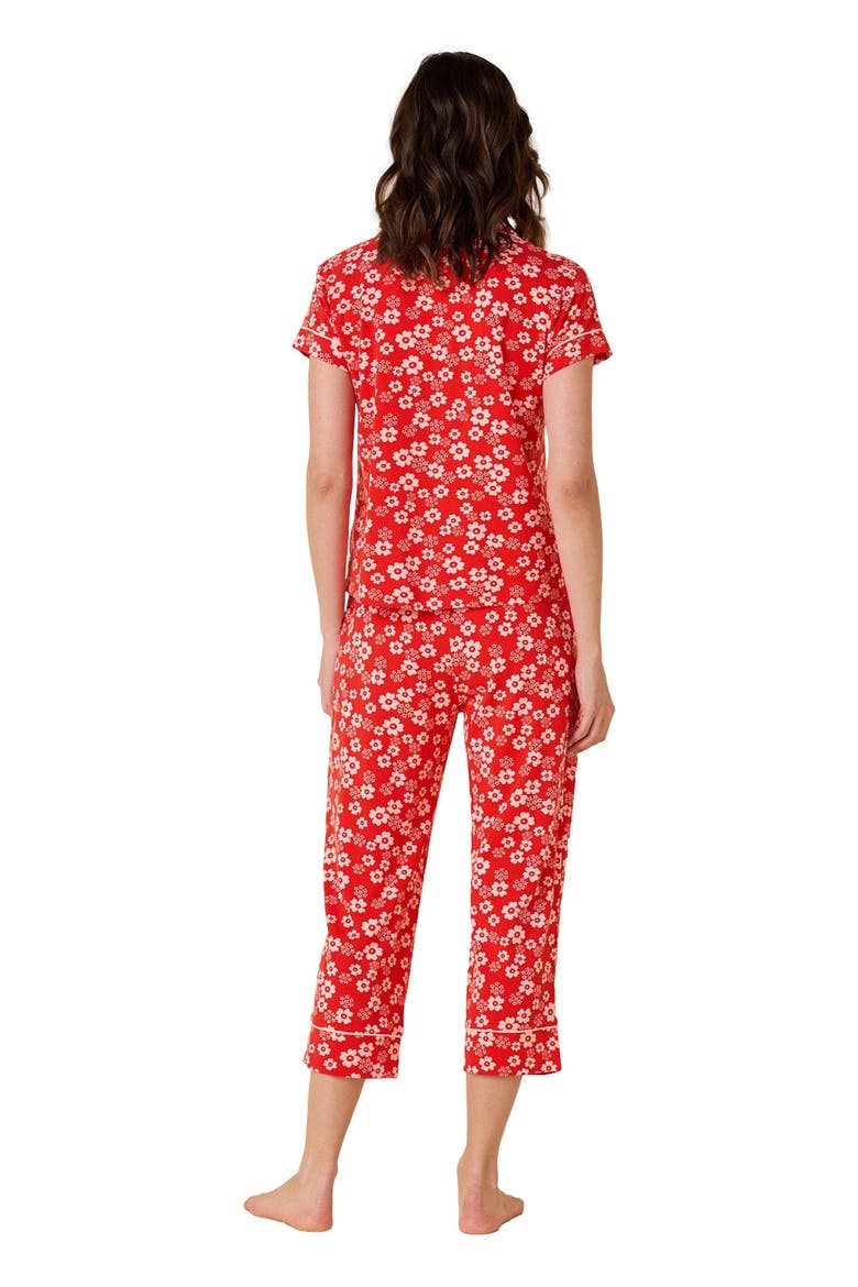 Pima Knit Holiday Capri Set, Alternate, color, Cece