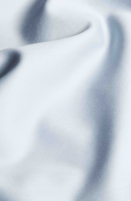 Italic Luxe Australian Sateen Sheet Set In Pale Blue