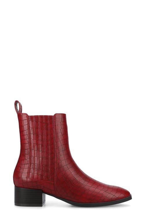 Journee Collection Wrenley Bootie In Red
