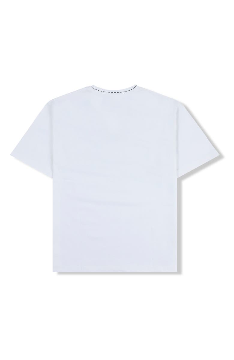 PLEASURES Cut Here Graphic T-Shirt, Alternate, color, White