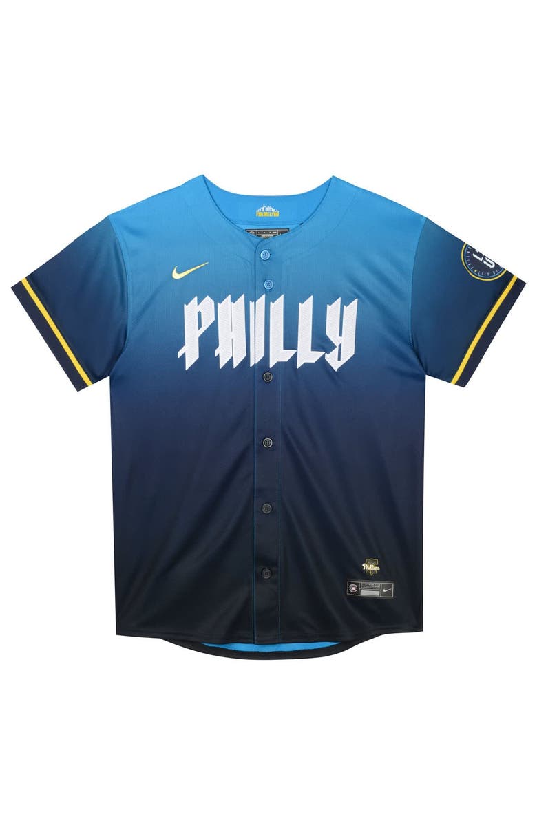 Nike Preschool Nike Blue Philadelphia Phillies City Connect Jersey, Alternate, color, Blue