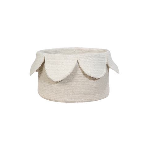 Basket Petals Ivory - Natural