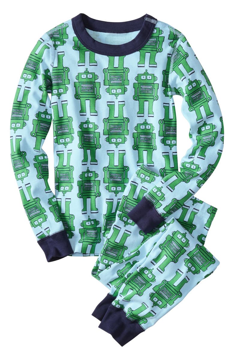 Hanna Andersson 'Rockets' Fitted Long Johns, Main, color, 