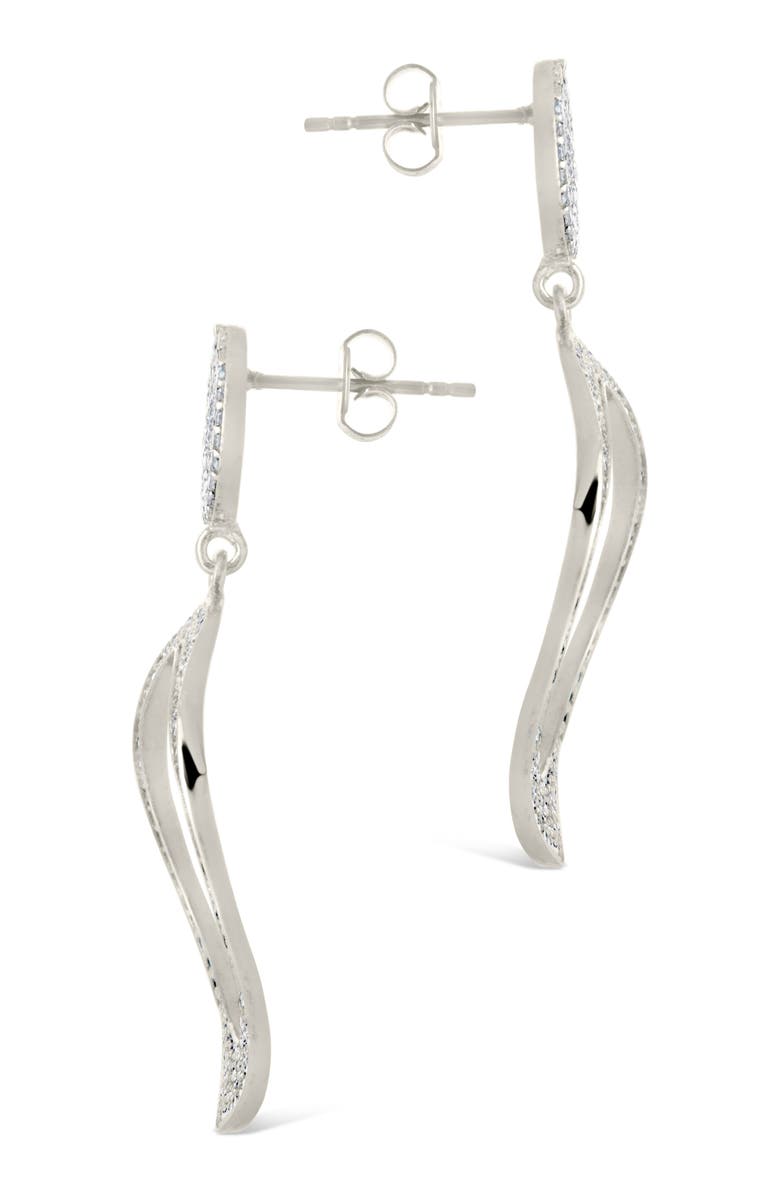 Sterling Forever Juniper Dangle Drop Earrings, Alternate, color, 