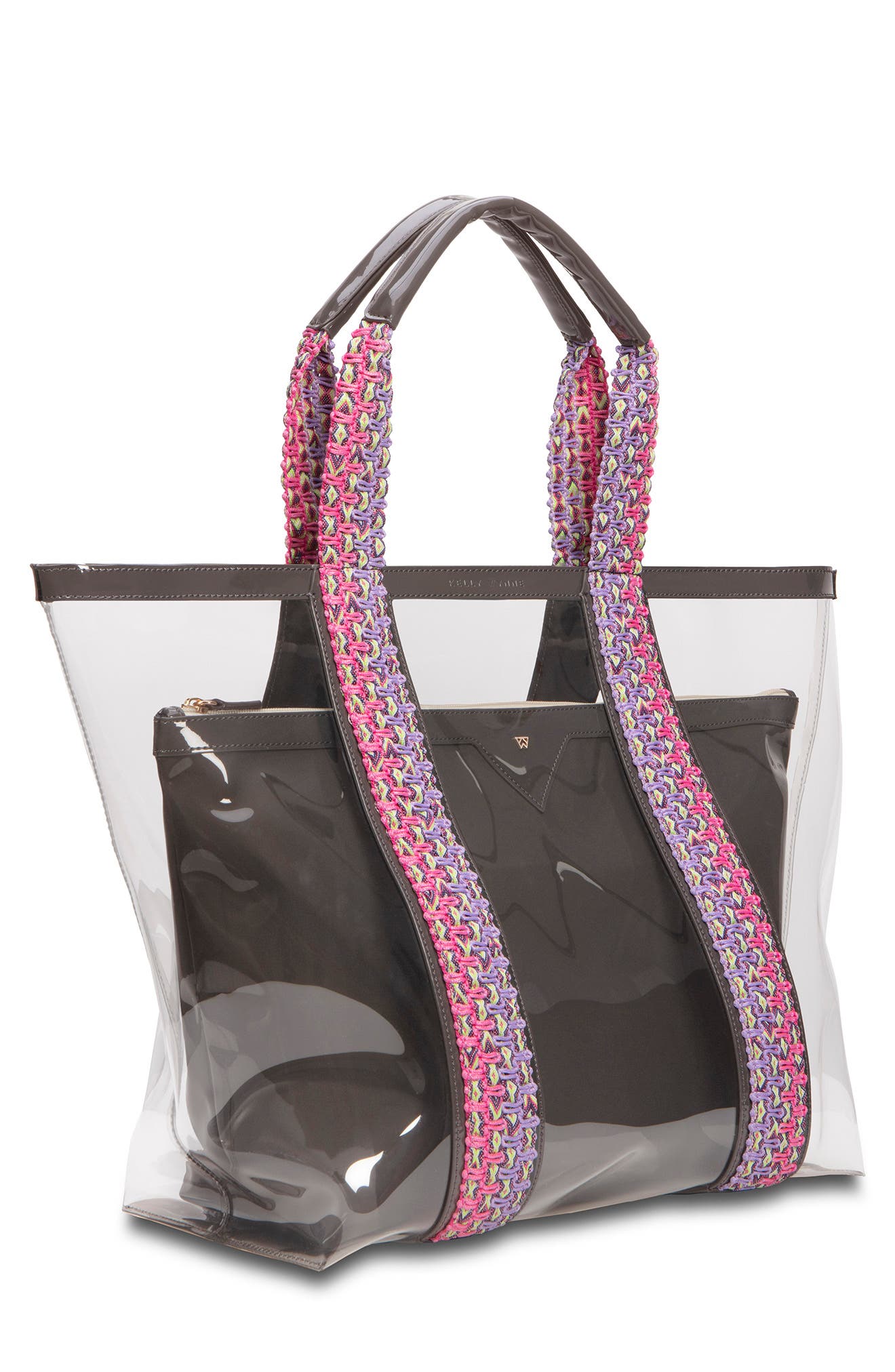 Kelly Wynne Bring on the Beach Clear Tote, Alternate, color, 