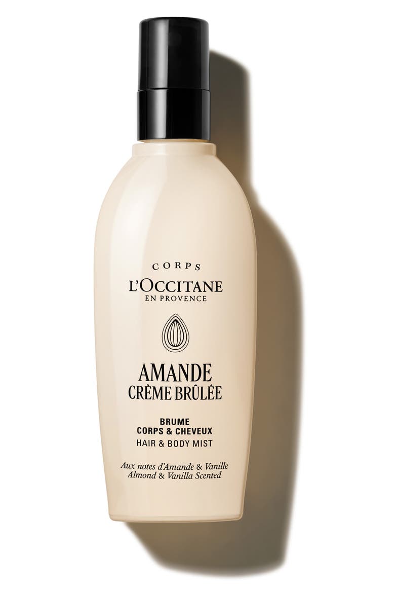Amande Crème Brûlée Hair & Body Mist, Main, color, NO COLOR