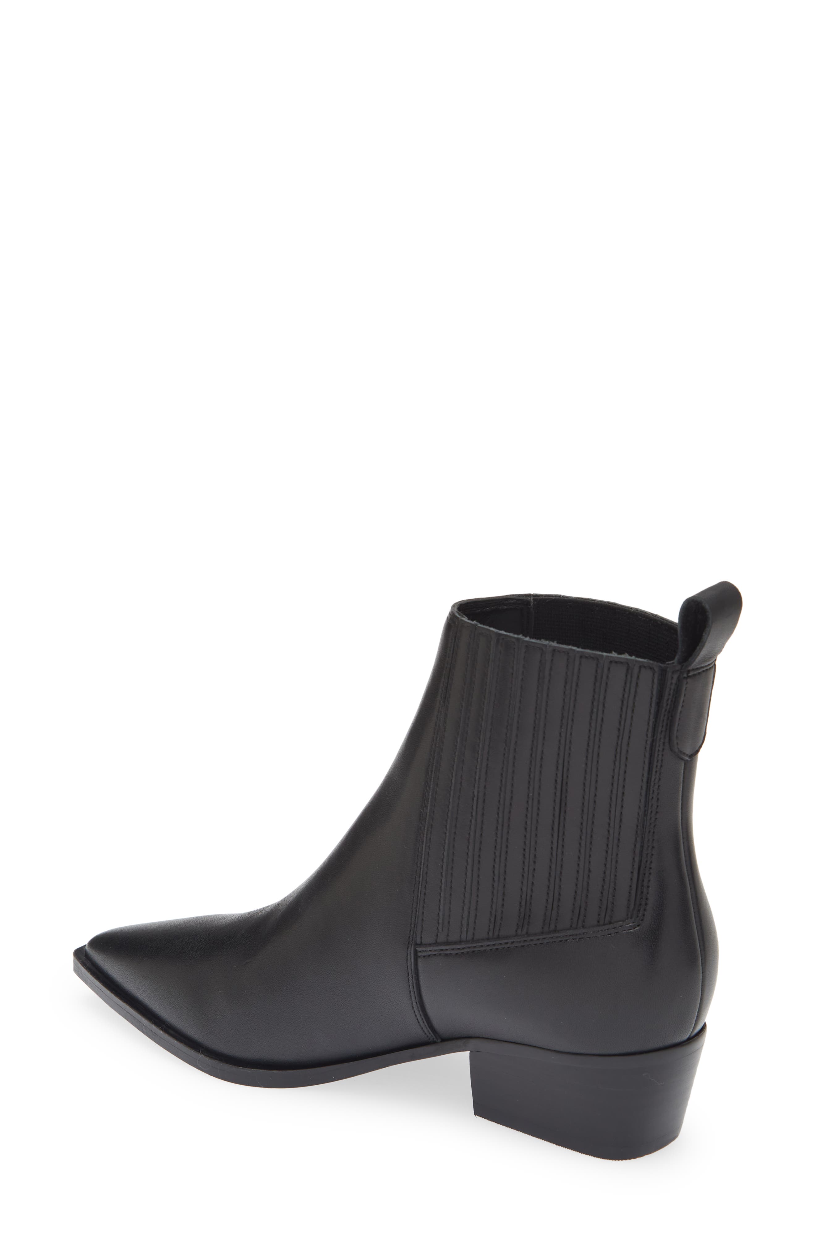 Yarita Pointed Toe Bootie, Alternate, color, BLACK 01