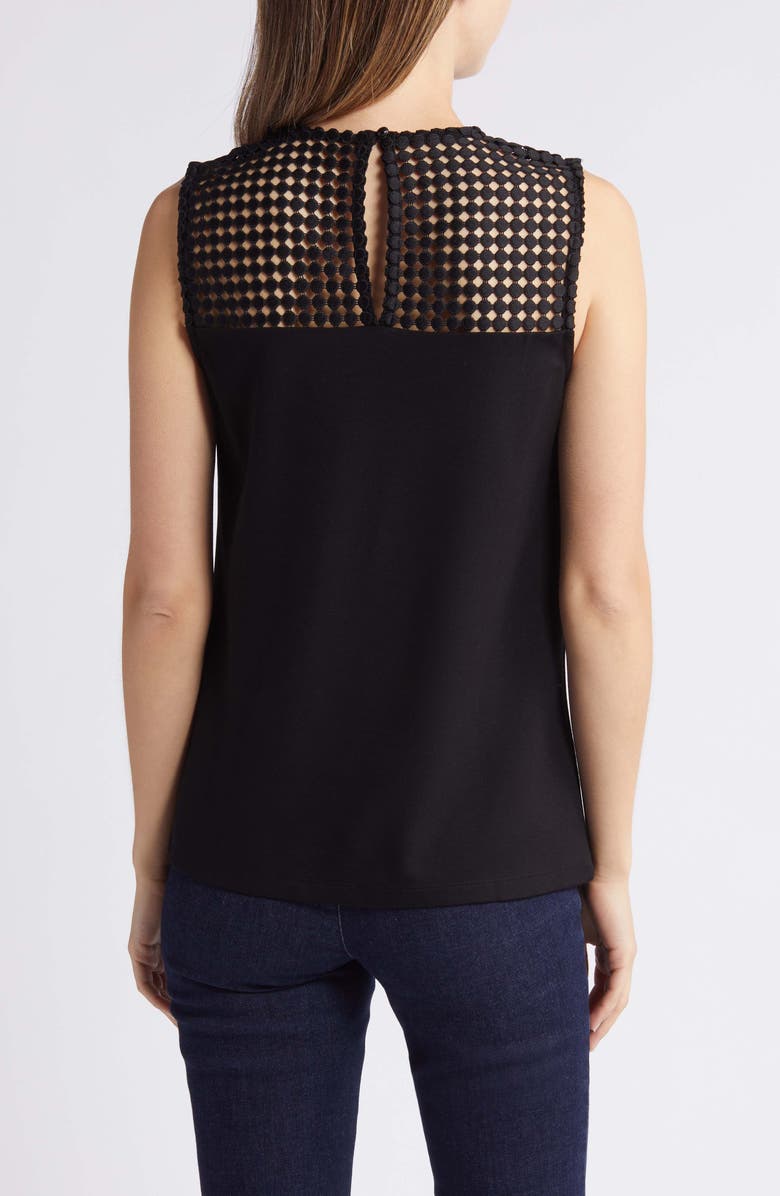 Anne Klein Serenity Lace Yoke Tank, Alternate, color, 