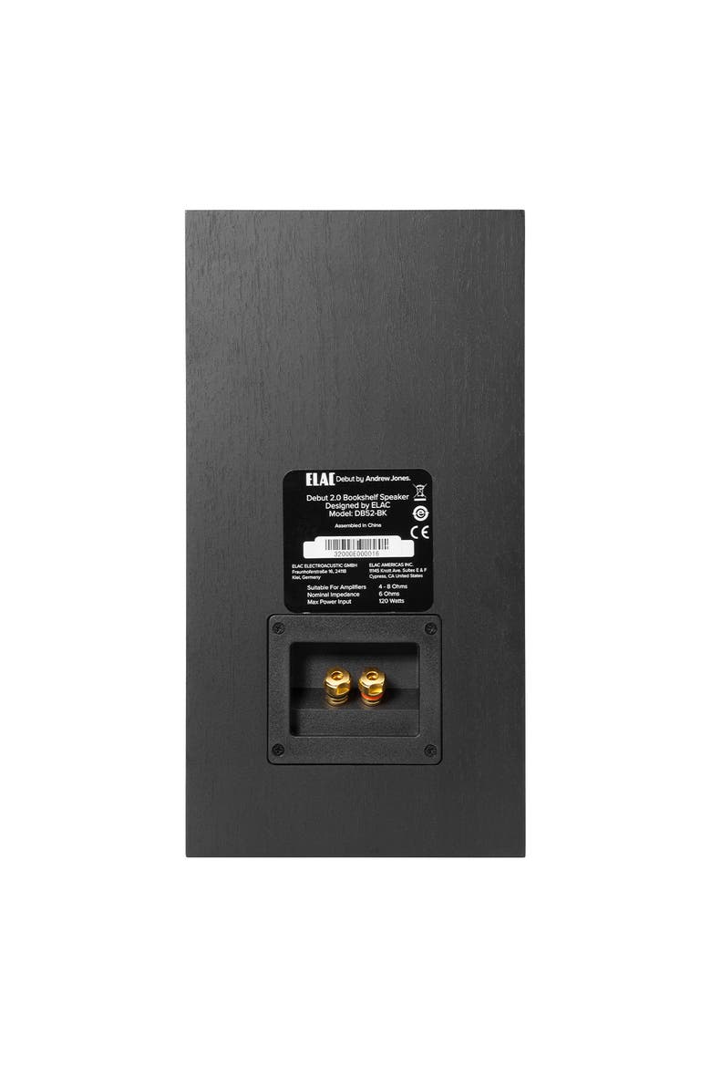 DB52 Debut 2.0 Bookshelf Speakers - Pair, Alternate, color, Black
