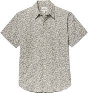 Bonobos Riviera Slim Fit Floral Short Sleeve Stretch Cotton Button-Up Shirt