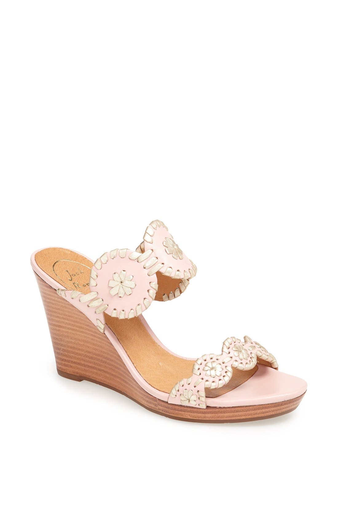 'Luccia' Sandal, Main, color, BLUSH/ PLATINUM