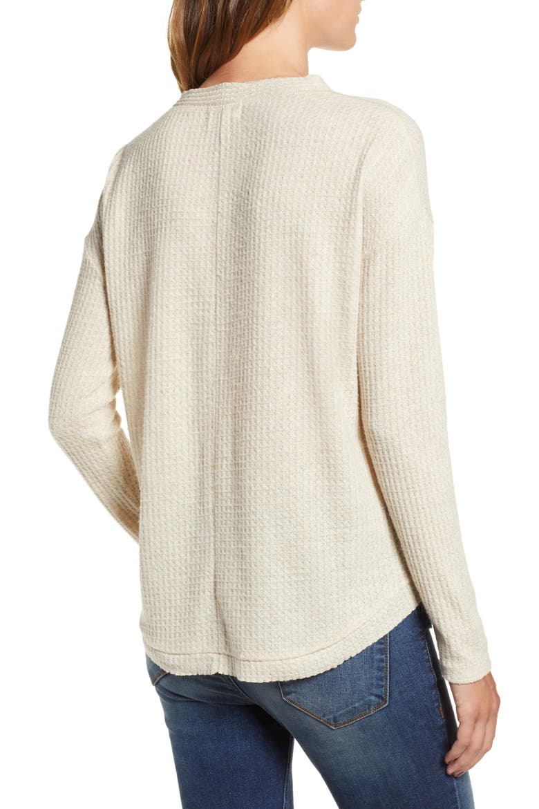 Thermal Henley, Alternate, color, OATMEAL