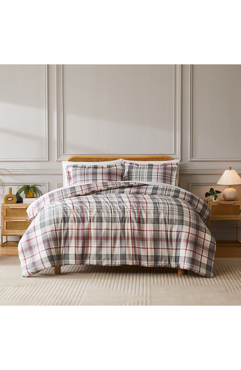 SOUTHSHORE FINE LINENS Highland 300 Thread Count Sheet Set, Alternate, color, Grey