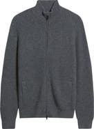 Nordstrom Luxe Cashmere Zip Cardigan