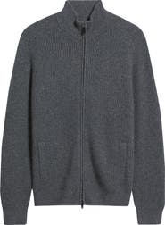 Nordstrom Luxe Cashmere Zip Cardigan