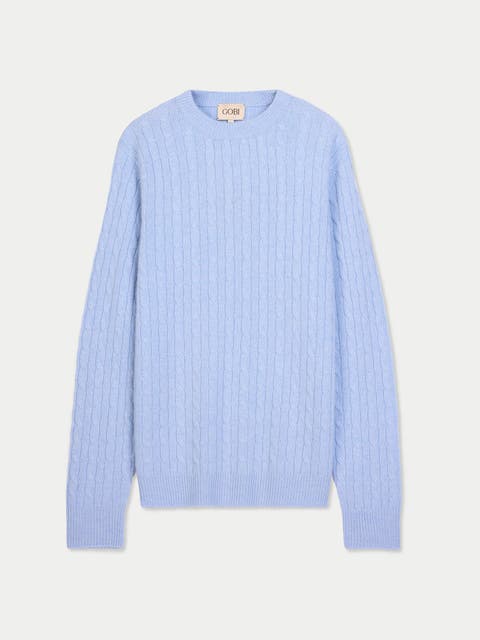 Cashmere Cable-Knit Sweater