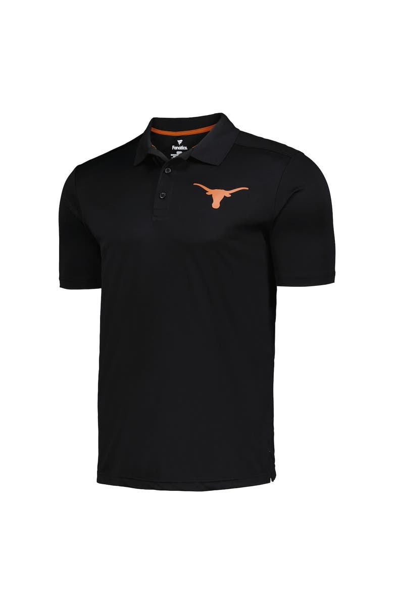FANATICS Men's Fanatics Black Texas Longhorns Team Polo, Alternate, color,