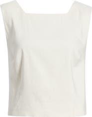 Nordstrom Linen Blend Shell Top