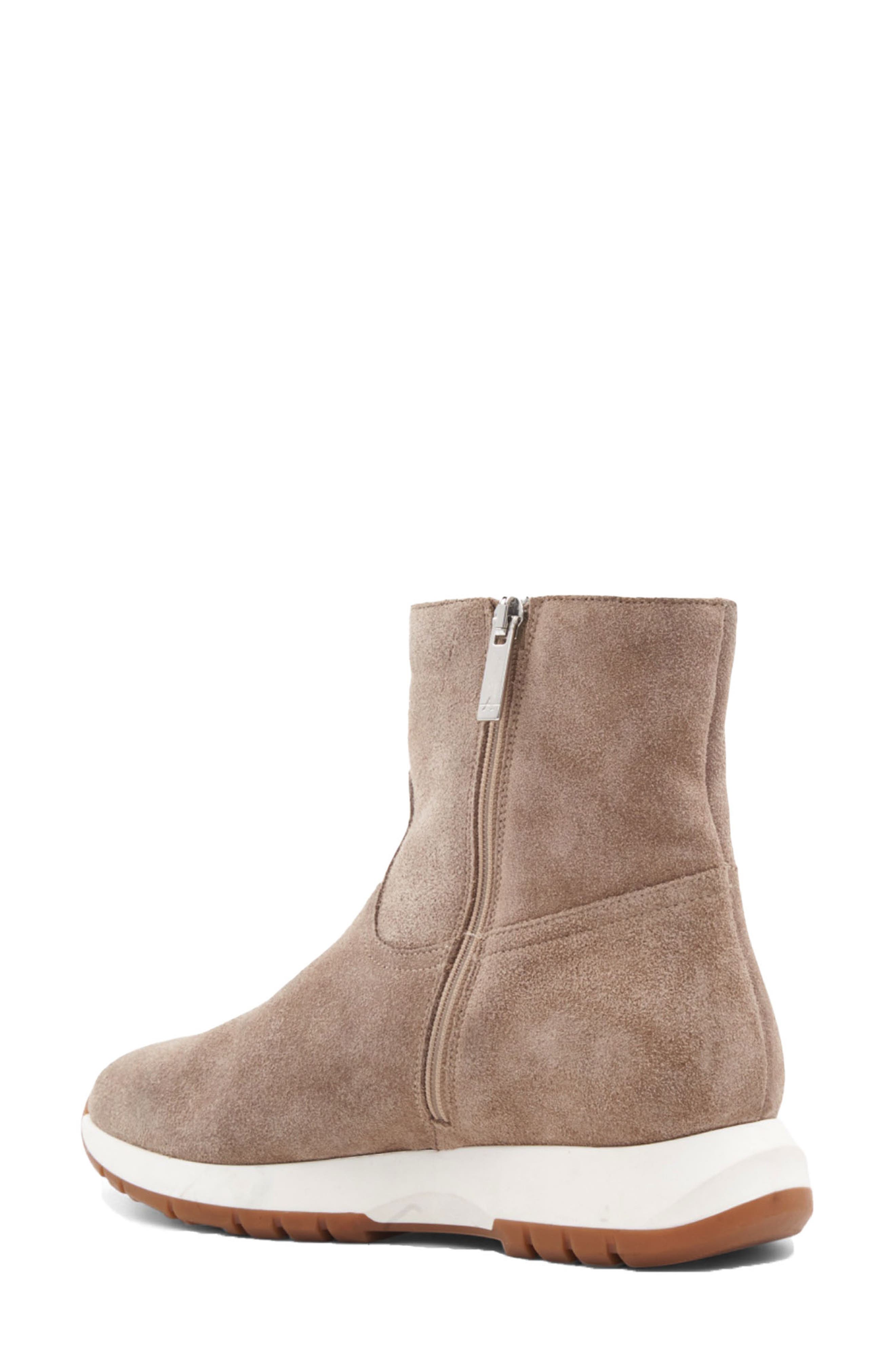 Aquatalia Kit Weatherproof Suede Bootie, Alternate, color, Taupe Suede