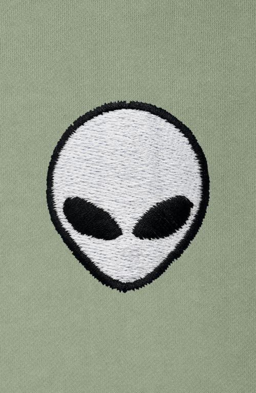 Dalix Mens Lil Alien Heavyweight Pigment Dye Tee