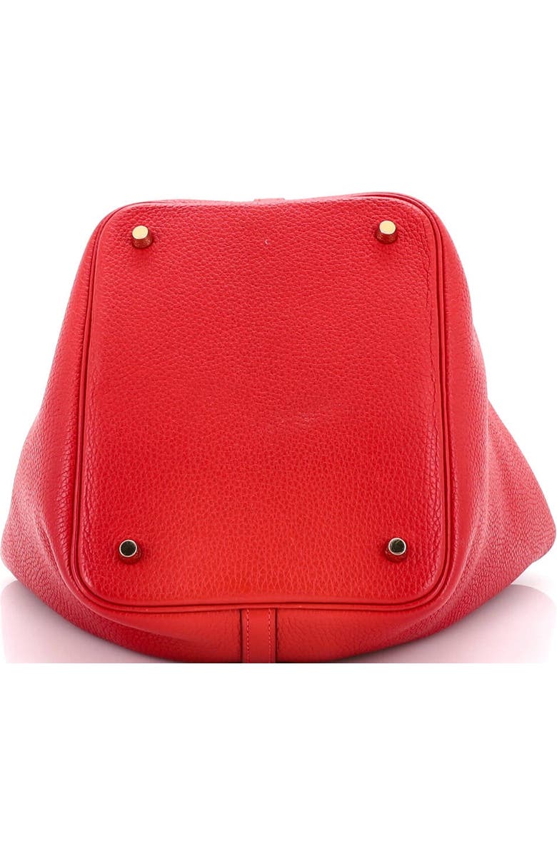 Pre-Owned Hermes Picotin Lock Bag Clemence MM, Alternate, color, Rouge Casaque