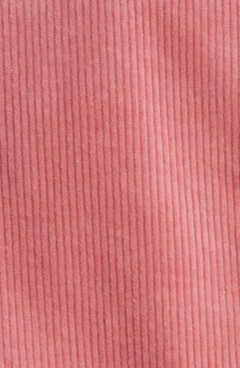 LoveShackFancy Aylin Corduroy Crop Jacket, Alternate, color, Rose