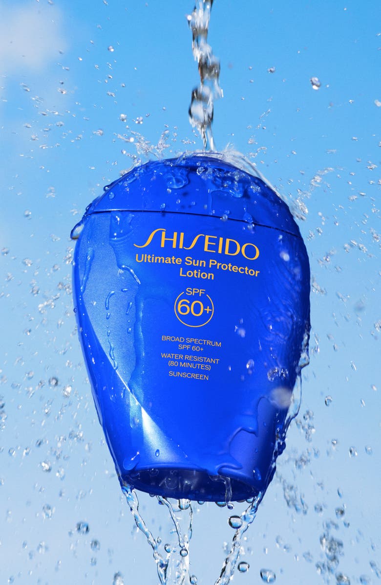 Shiseido x World Surf League Ultimate Sun Protector Lotion SPF 60+ Sunscreen, Alternate, color, 