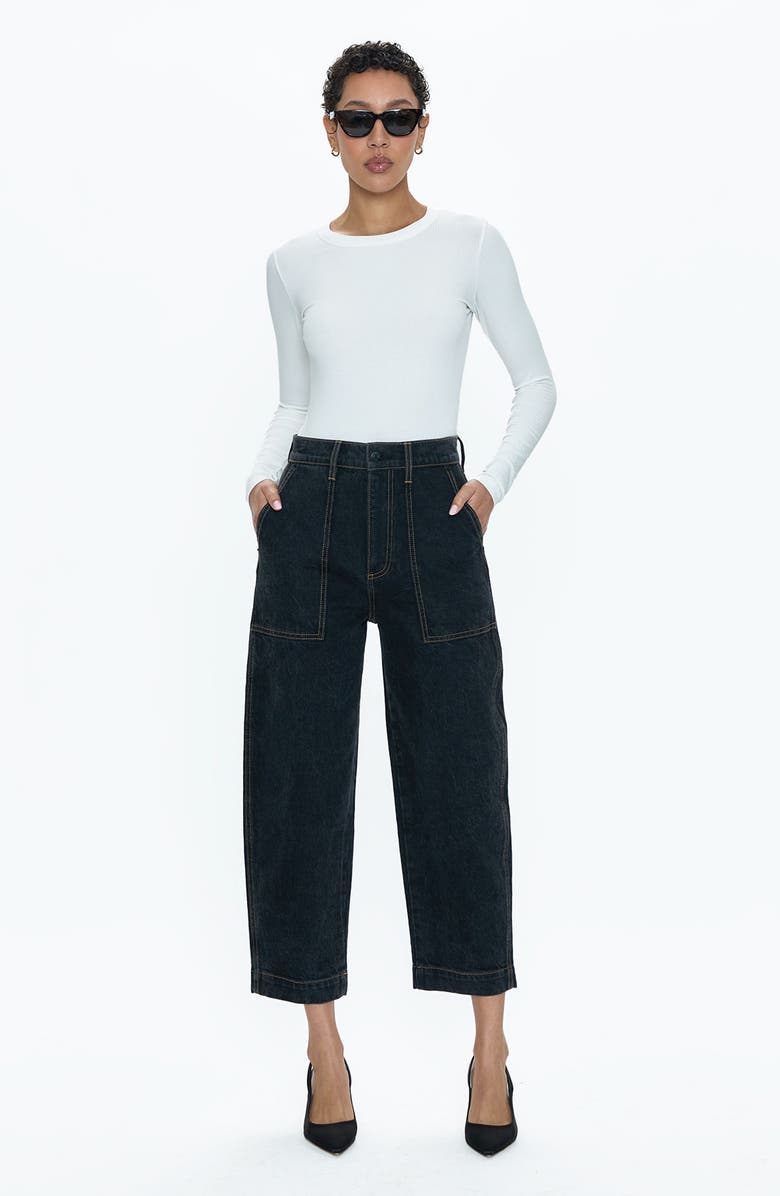 Pistola Turner High Waist Ankle Straight Leg Jeans, Alternate, color,