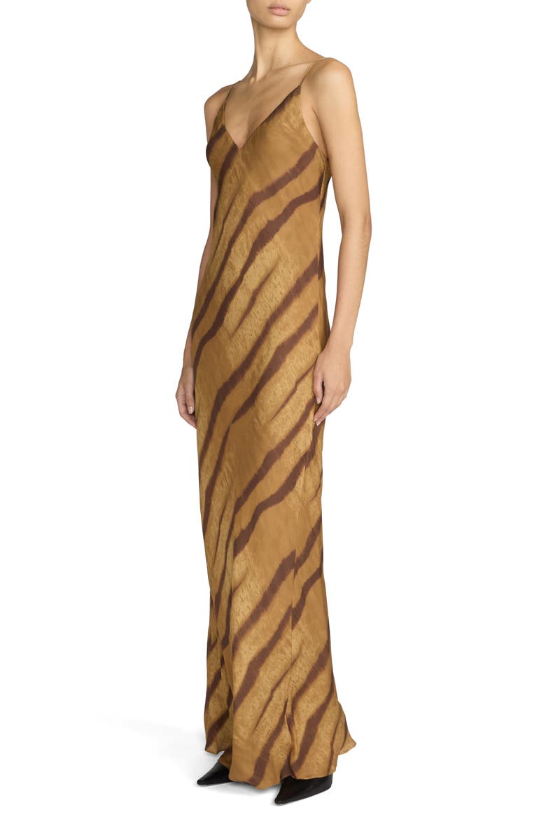 The Silk Slip Dress, Alternate, color, LIGHT TIGER MULTI
