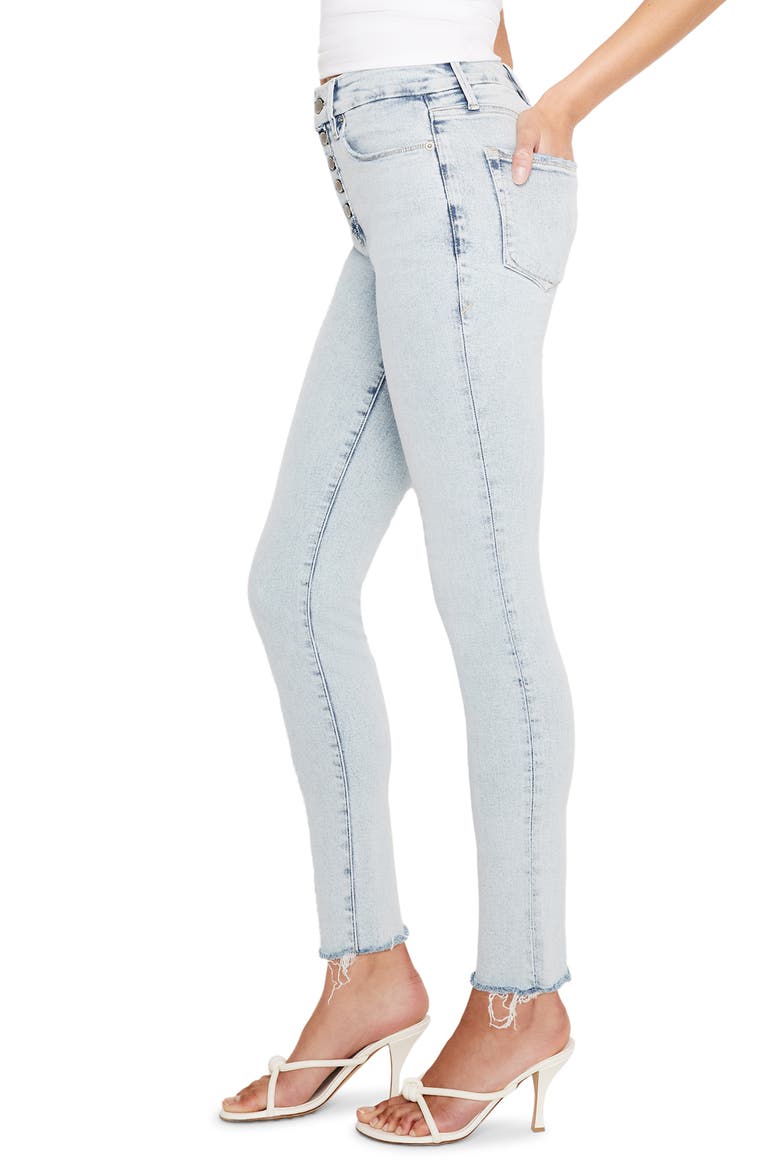 Good Legs Distressed Skinny Jeans, Alternate, color, INDIGO649