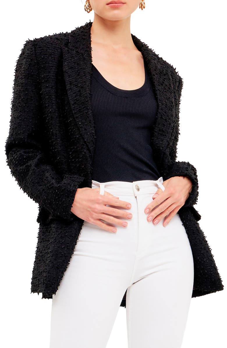 Endless Rose Tweed Blazer, Main, color, 