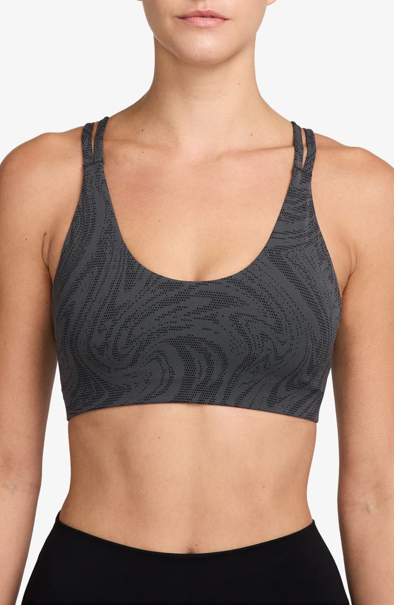 Nike Zenvy Dri-FIT Strappy Sports Bra, Main, color, 