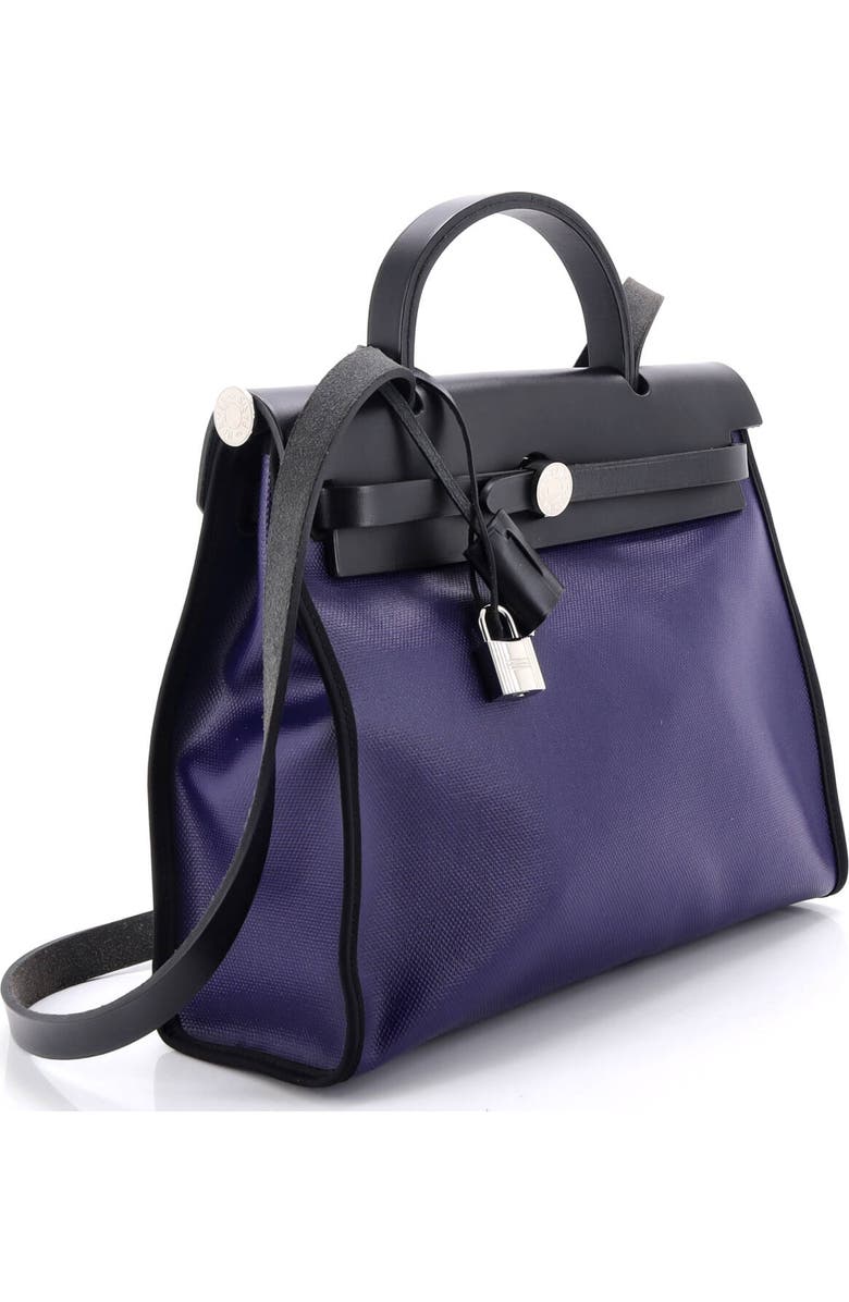 81034712 Herbag Zip Berline Vache Canvas and Leather 31, Alternate, color,