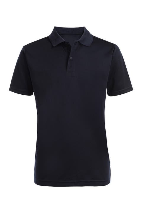 Short Sleeve Performance Polo Uniform Shirt (Big Boys)