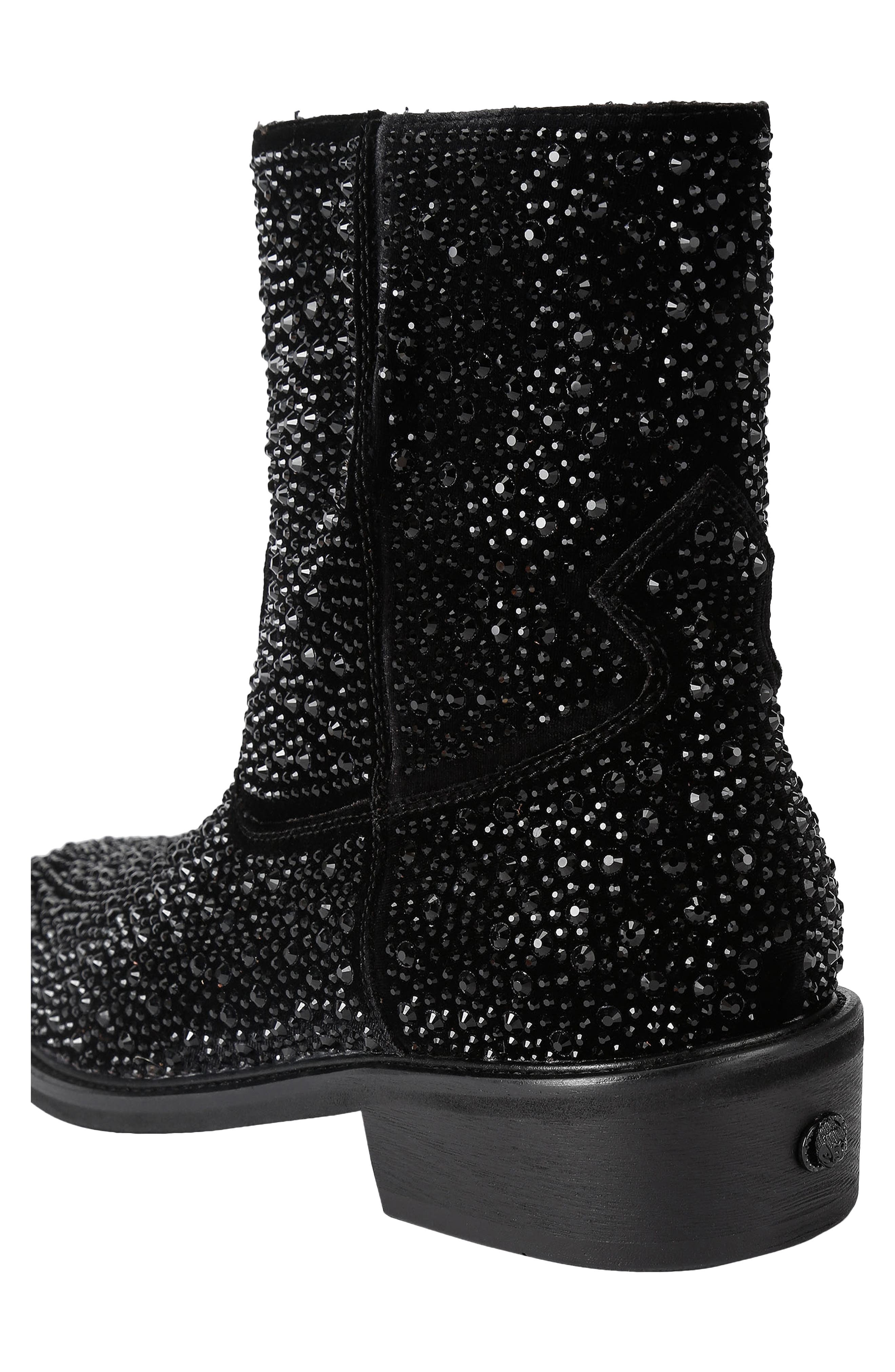 Palmer Western Boot, Alternate, color, BLACK
