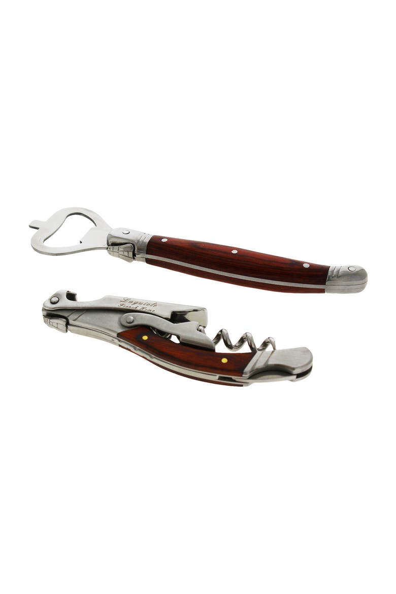 Laguiole 2-Piece Bar Opener Set, Alternate, color, WOOD GRAIN