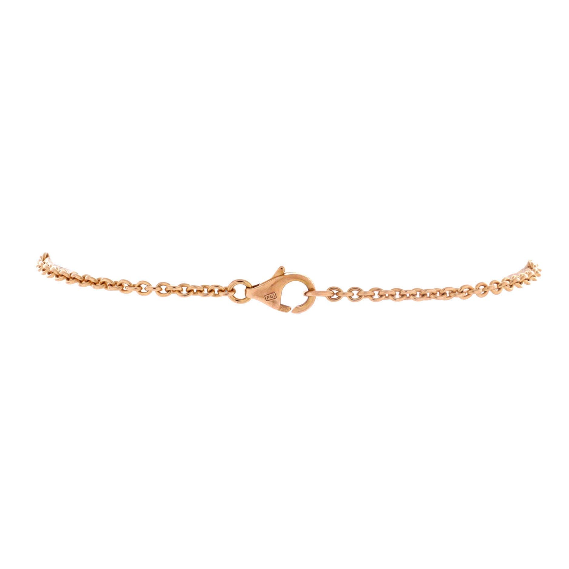 Love Interlocking Bracelet 18K Rose Gold, Alternate, color, Metallic Gold