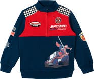 Marvel Spider-Man Racing Fleece Quarter Zip Sweatshirt