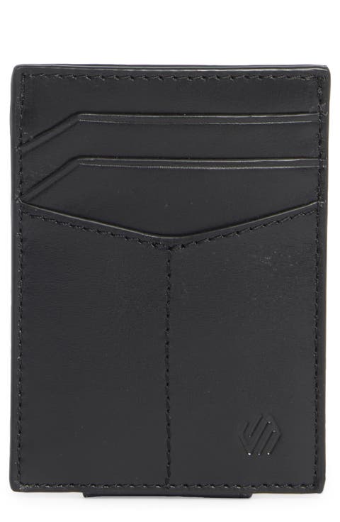 Hunter Glazed Leather Money Clip Wallet