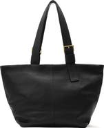 AllSaints Alba Leather Zip Tote