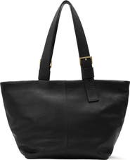 AllSaints Alba Leather Zip Tote