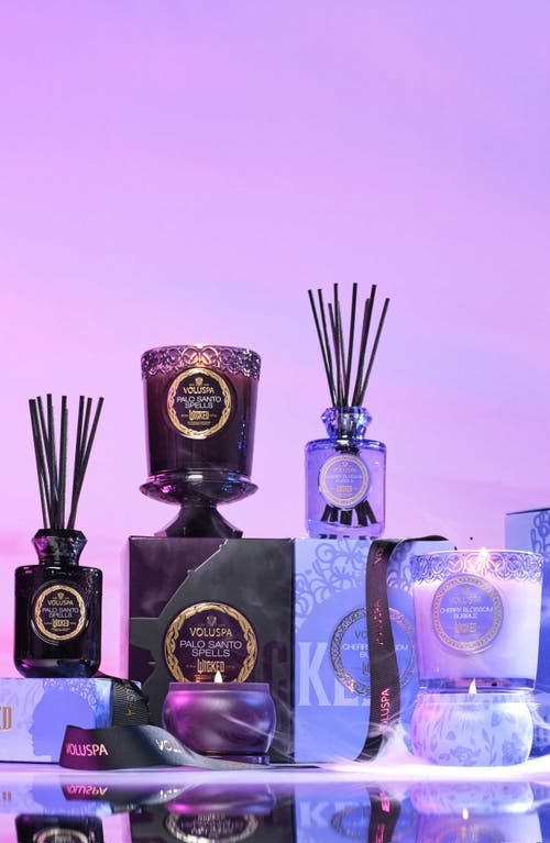 Voluspa Wicked Collection For Good Mini Tin Candle 2-piece Gift Set In Purple