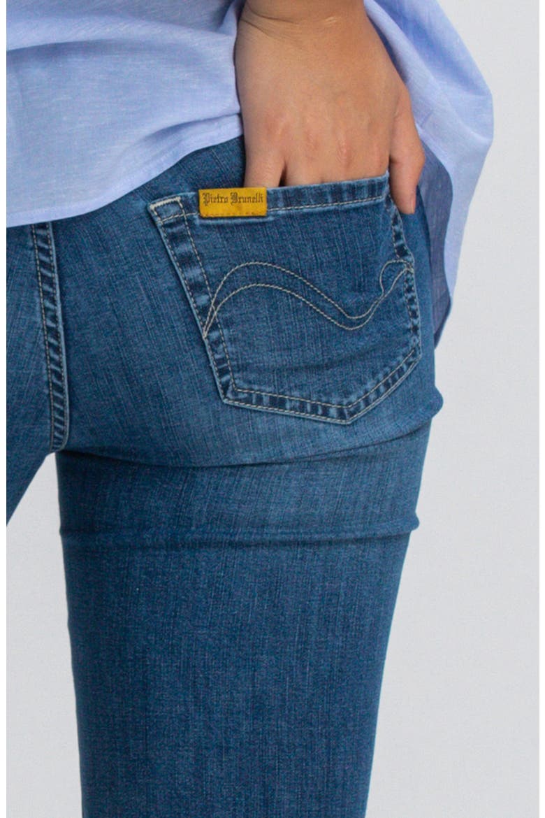 Over the Bump Flare Maternity Jeans, Alternate, color, BLUE